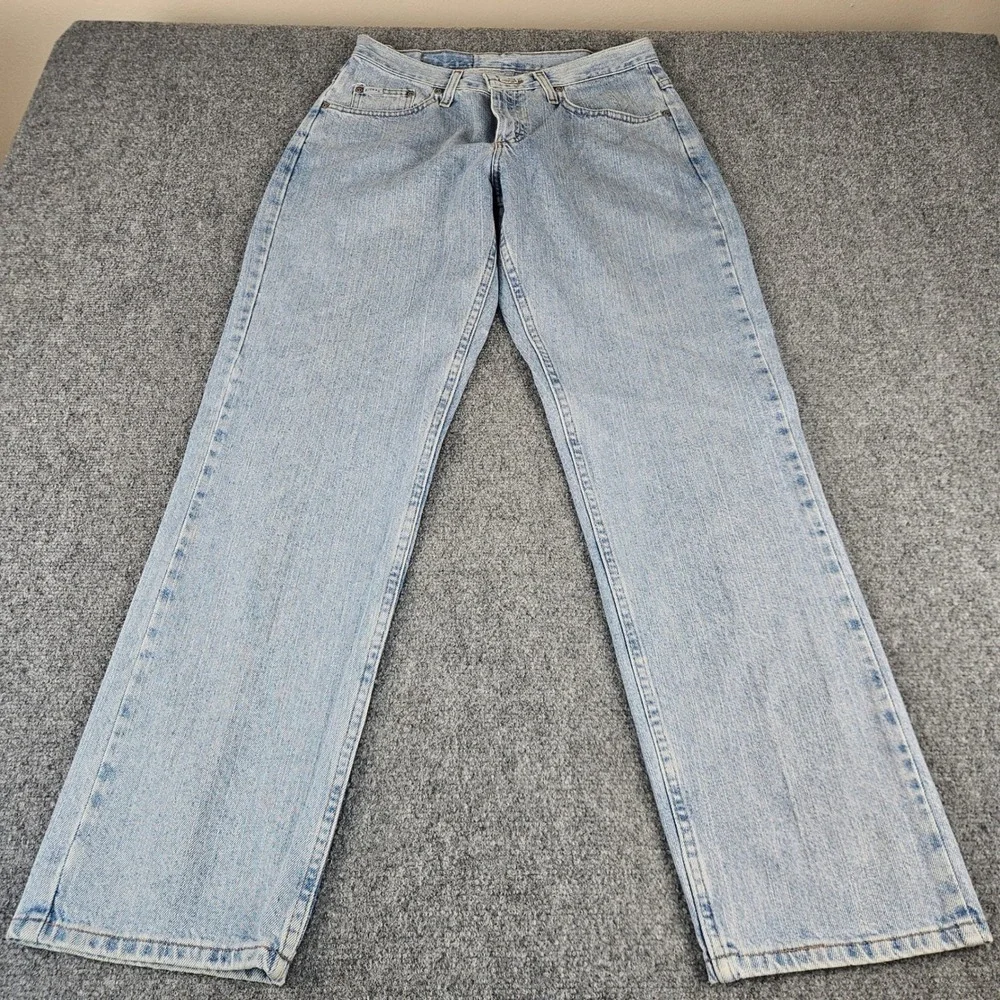 Riders by Lee Light Wash Straight Leg Denim Jeans 130208D Size 10M Mens